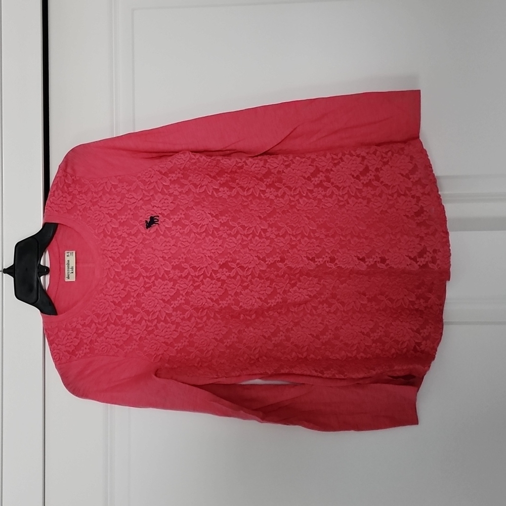 Abercrombie & Fitch Girls sz. 15/16. Pink long sleeve